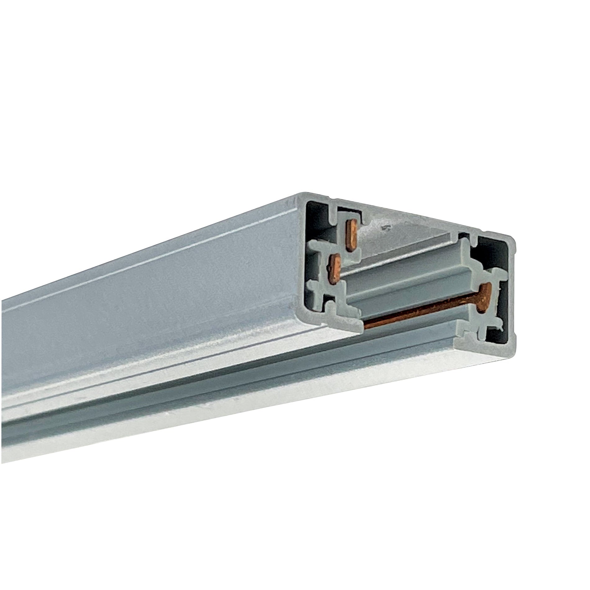 Nora NT-301S 2 ft One-Circuit Track, Silver Finish