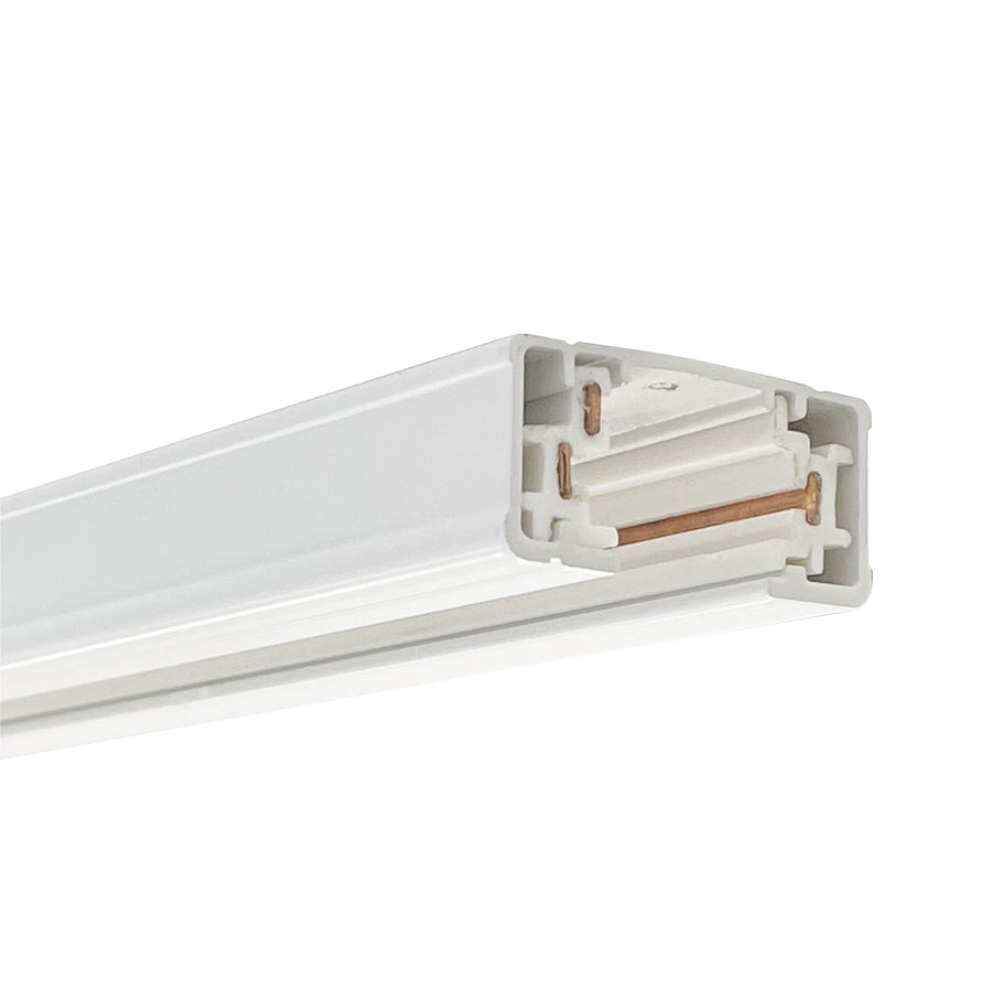 Nora NT-301W 2 ft One-Circuit Track, White Finish
