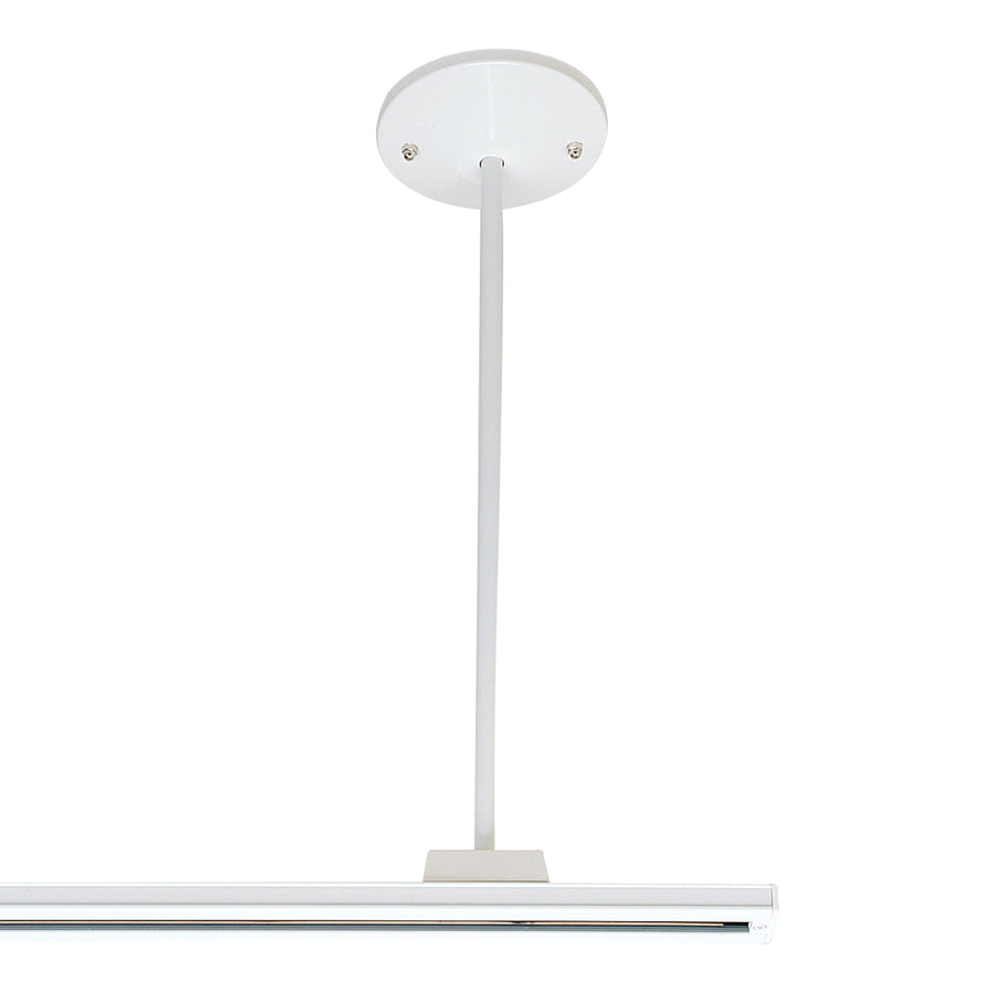 Nora NT-396W 96 inch Pendant Assembly Kit for Track Systems, White Finish