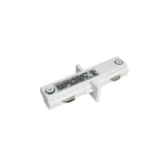 Nora NT-310W Straight Connector for One-Circuit Track, White Finish