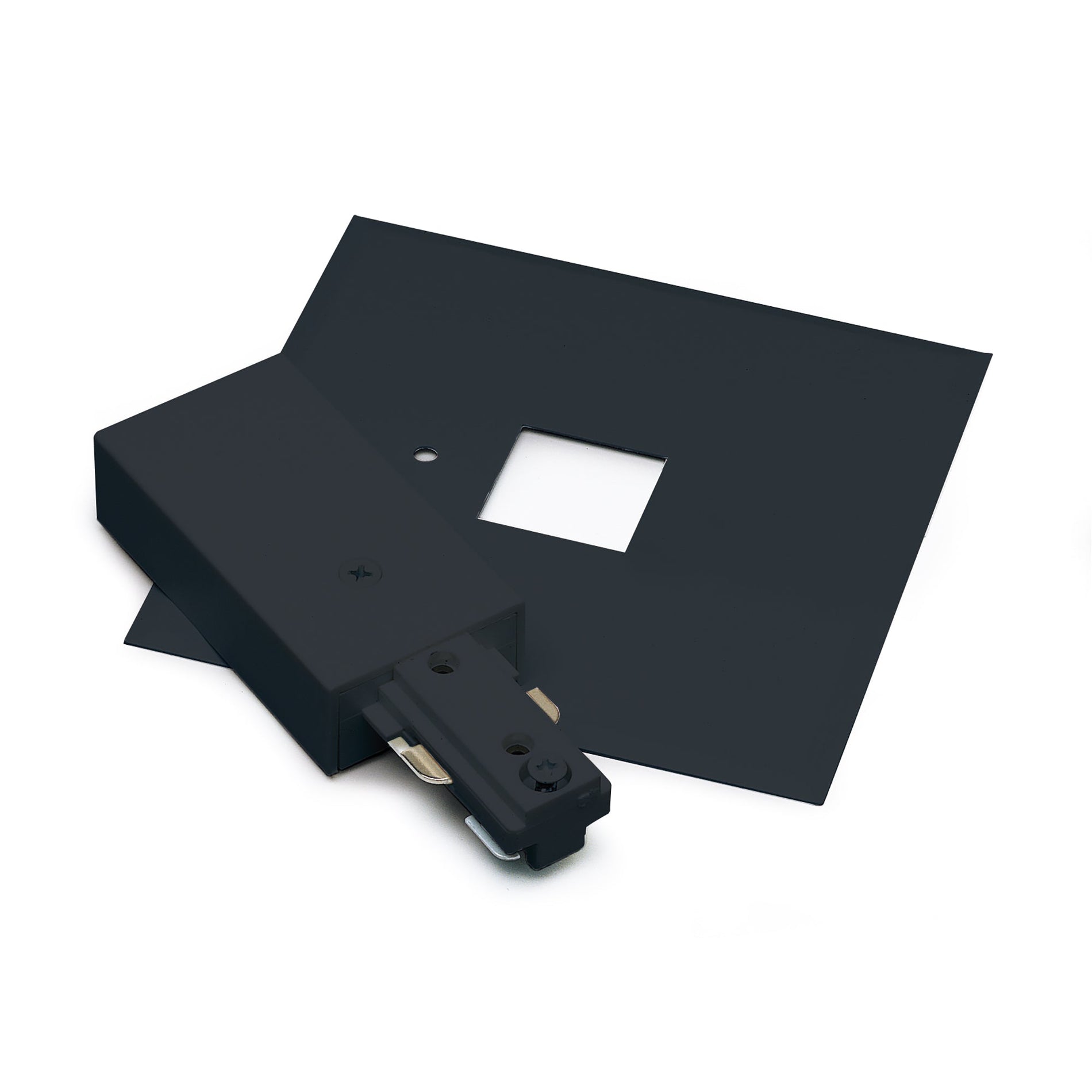 Nora NT-311B Live End Feed with Cover for One-Circuit Track, Black Finish