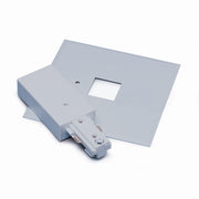 Nora NT-311S Live End Feed with Cover for One-Circuit Track, Silver Finish