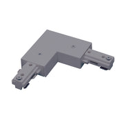 Nora NT-313S L-Connector for One-Circuit Track, Silver Finish