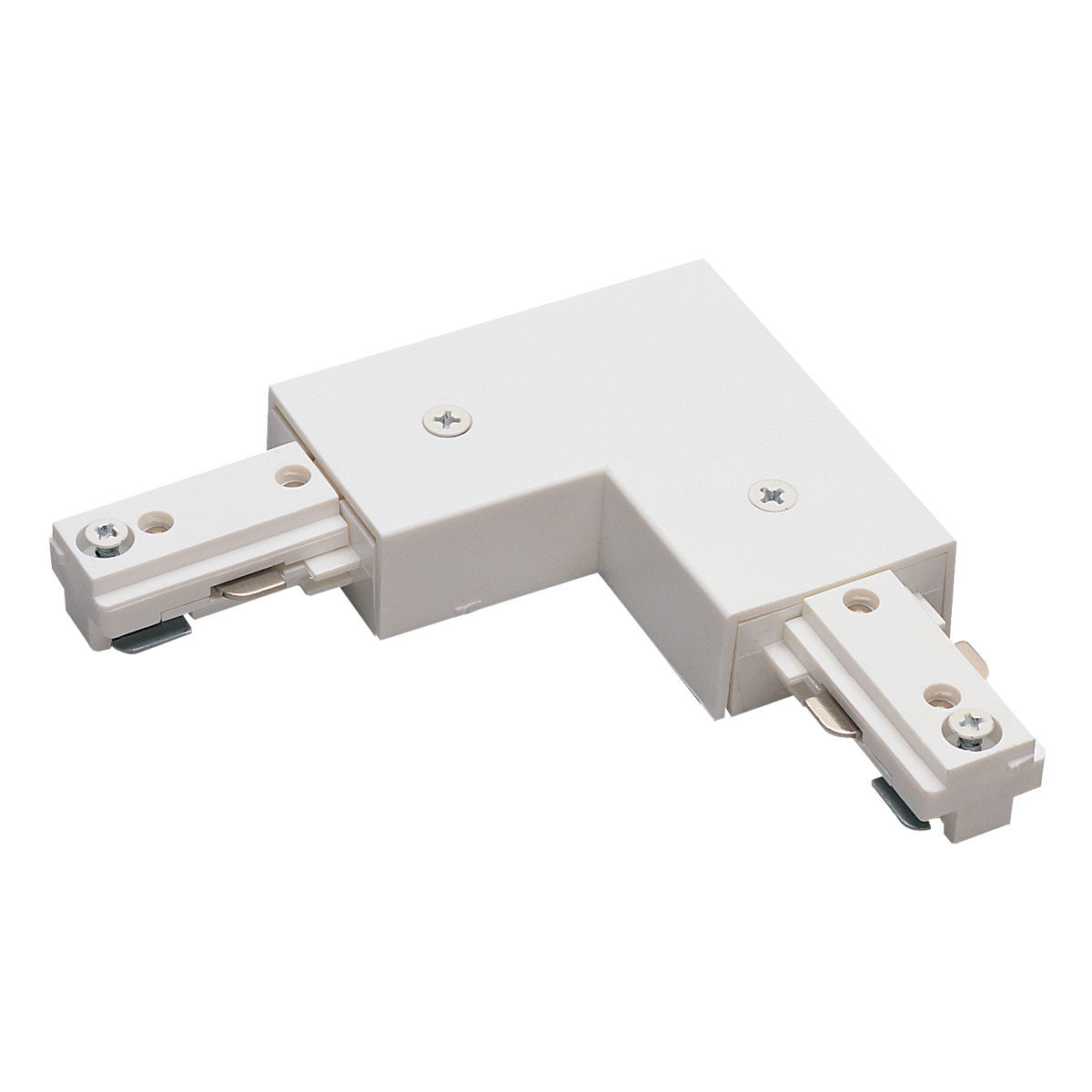 Nora NT-313W L-Connector for One-Circuit Track, White Finish