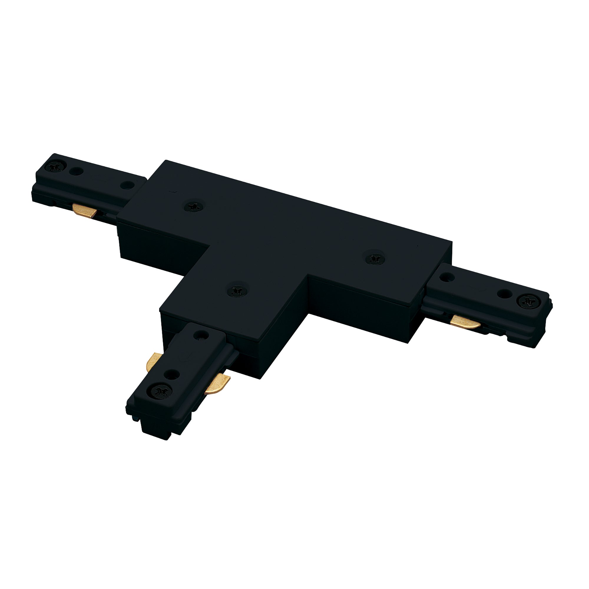 Nora NT-314B T-Connector for One-Circuit Track (Right Polarity), Black Finish