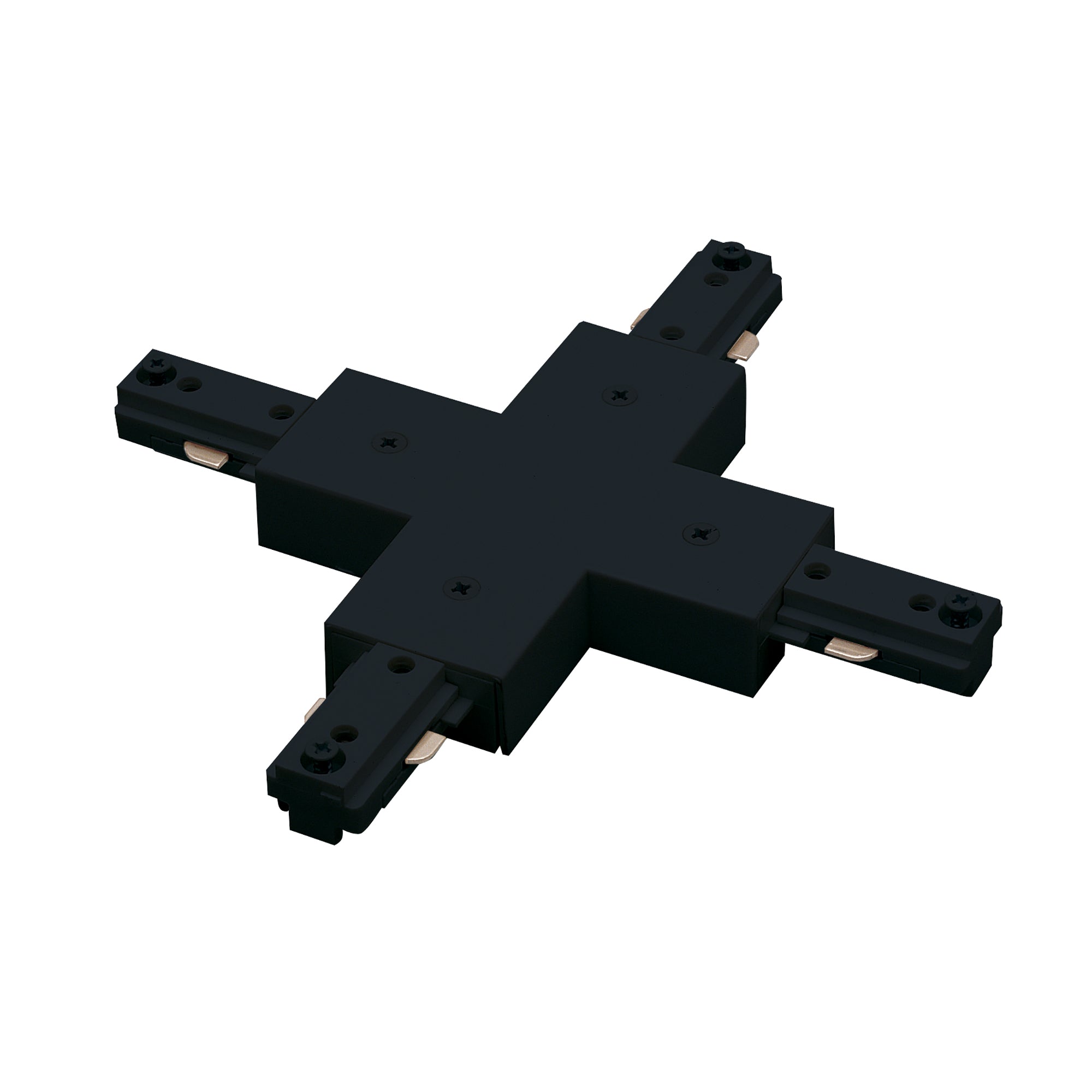 Nora NT-315B X-Connector for One-Circuit Track, Black Finish
