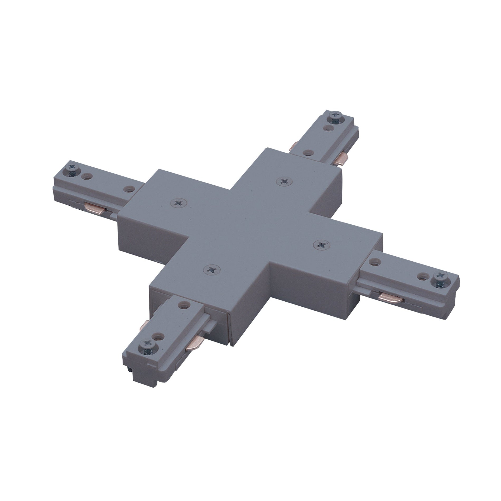 Nora NT-315S X-Connector for One-Circuit Track, Silver Finish