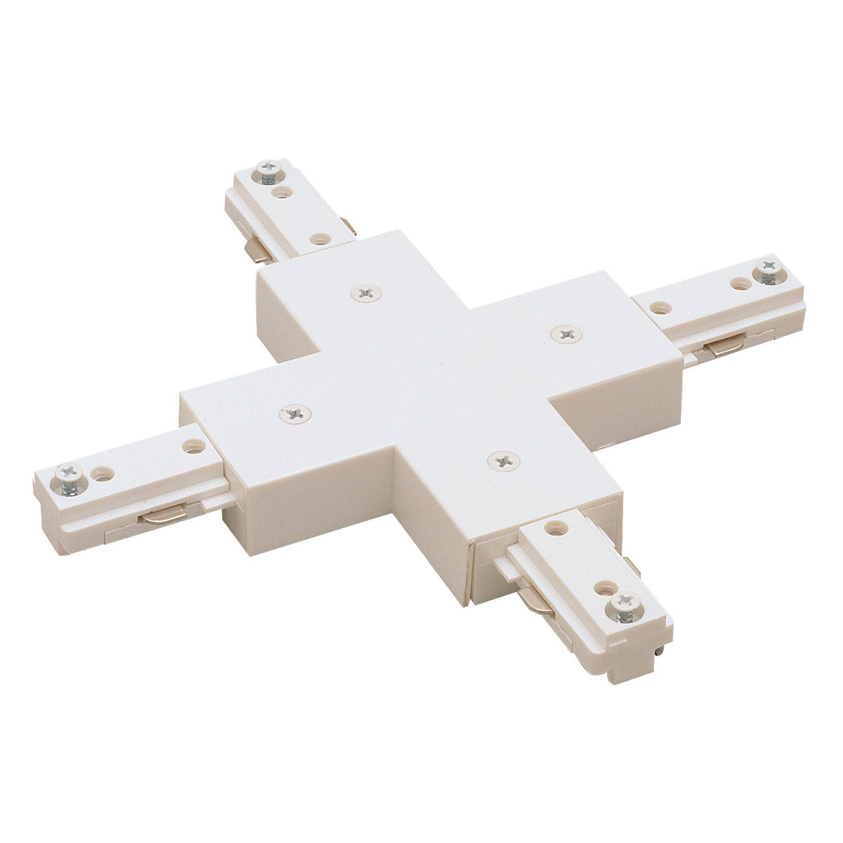 Nora NT-315W X-Connector, One-Circuit Track, White Finish