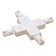 Nora NT-315W X-Connector, One-Circuit Track, White Finish