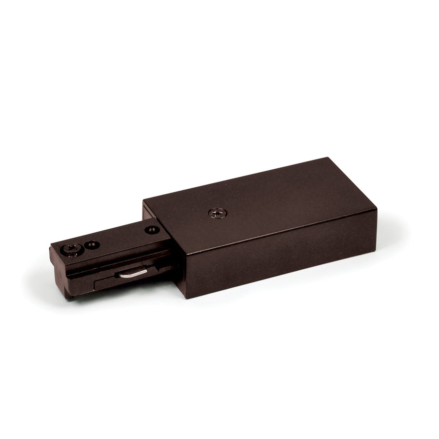 Nora NT-316BZ/L Live End Feed for One-Circuit Track (Left Polarity), Bronze Finish