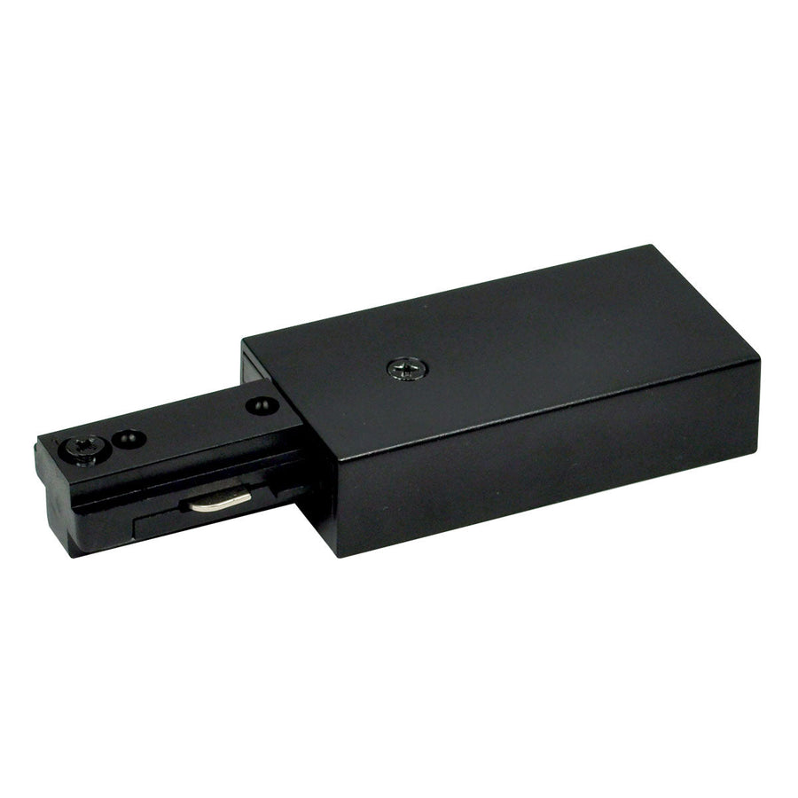 Nora NT-316B Live End Feed for One-Circuit Track (Right Polarity), Black Finish