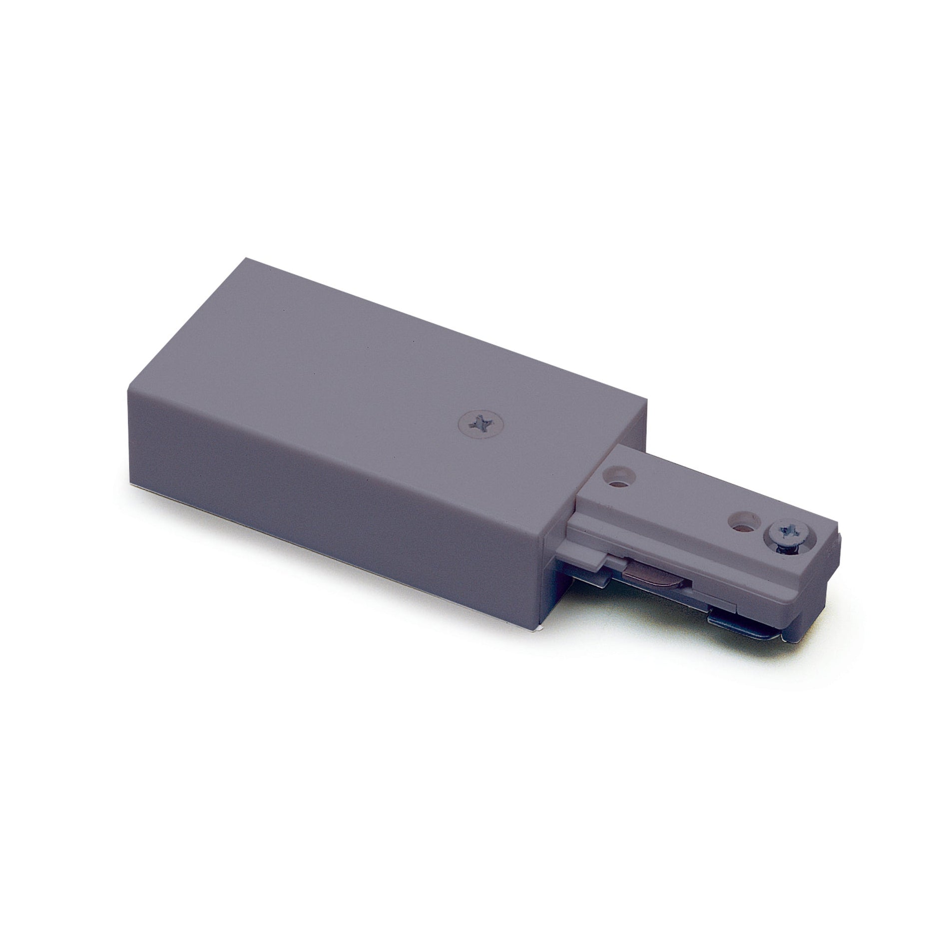 Nora NT-316S Live End Feed for One-Circuit Track (Right Polarity), Silver Finish