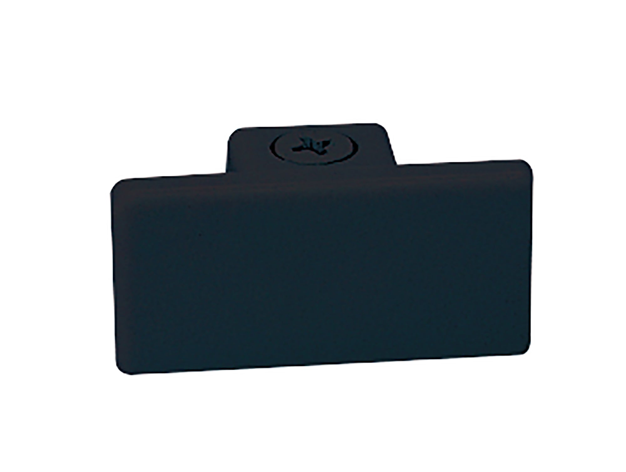 Nora NT-318B Dead End Cap for One-Circuit Track, Black Finish