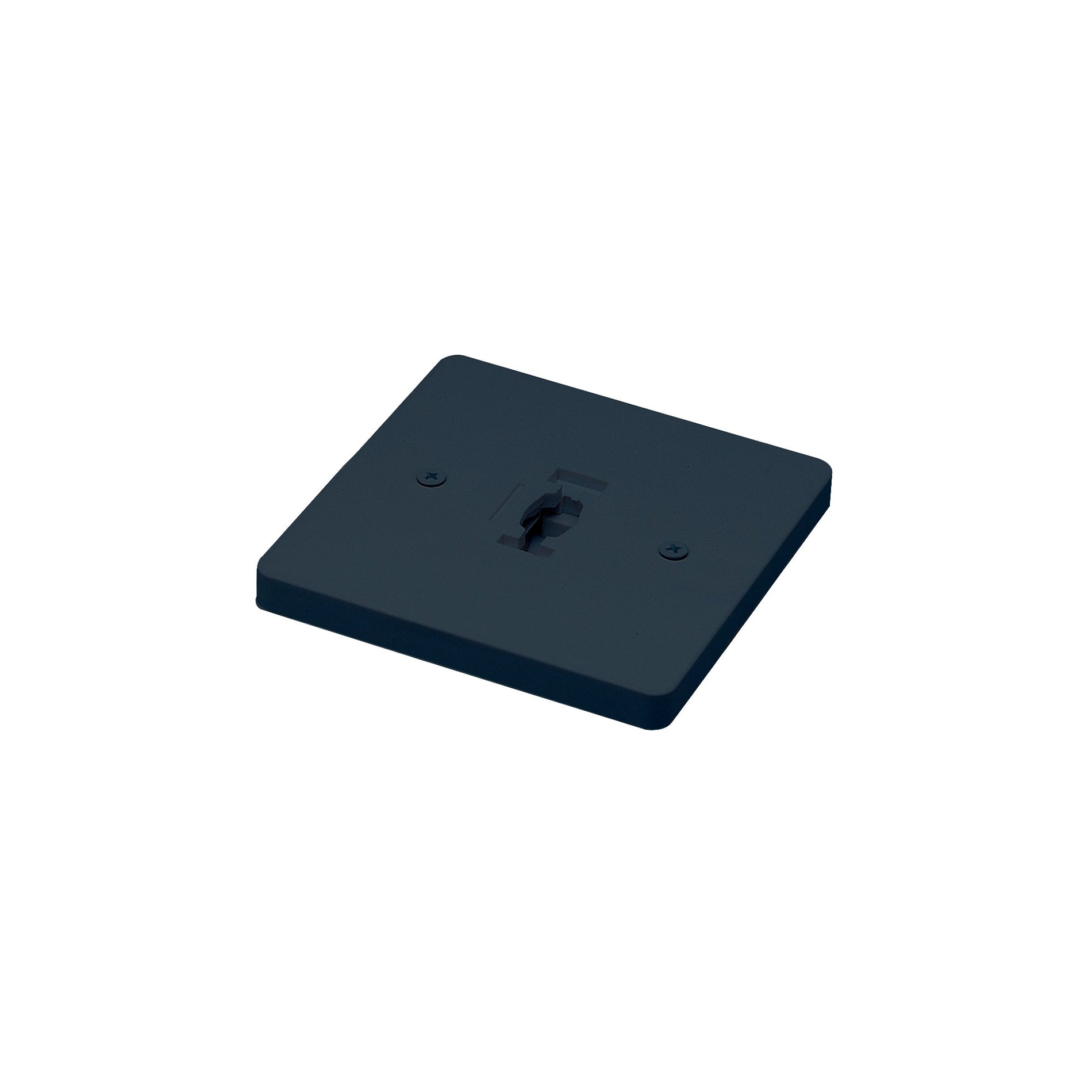 Nora NT-319B Square Monopoint Canopy for Line Voltage Track Heads, Black Finish
