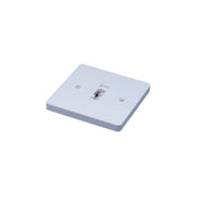 Nora NT-319S Square Monopoint Canopy for Line Voltage Track Heads, Silver Finish