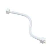 Nora NT-330W 18 inch Flexible Track Head Extension Rod, White Finish