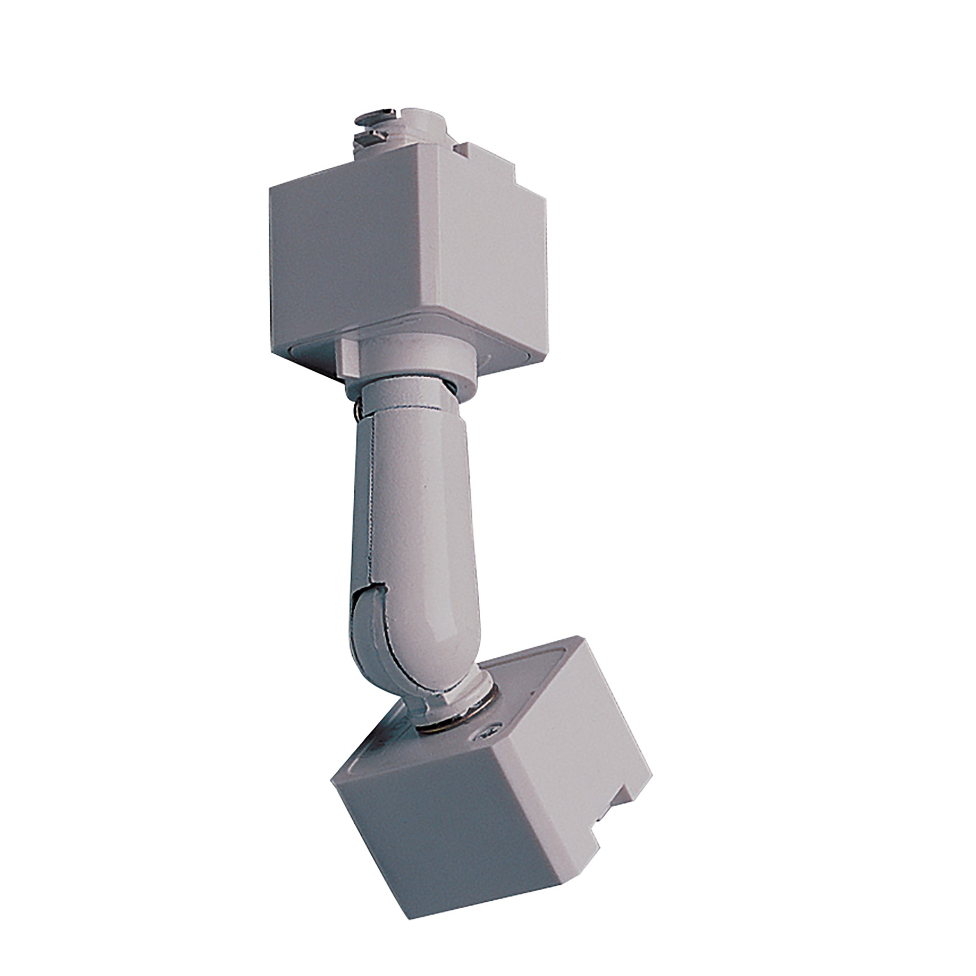 Nora NT-333S Sloped Track Head Adapter for H-Style Track Systems, Silver Finish