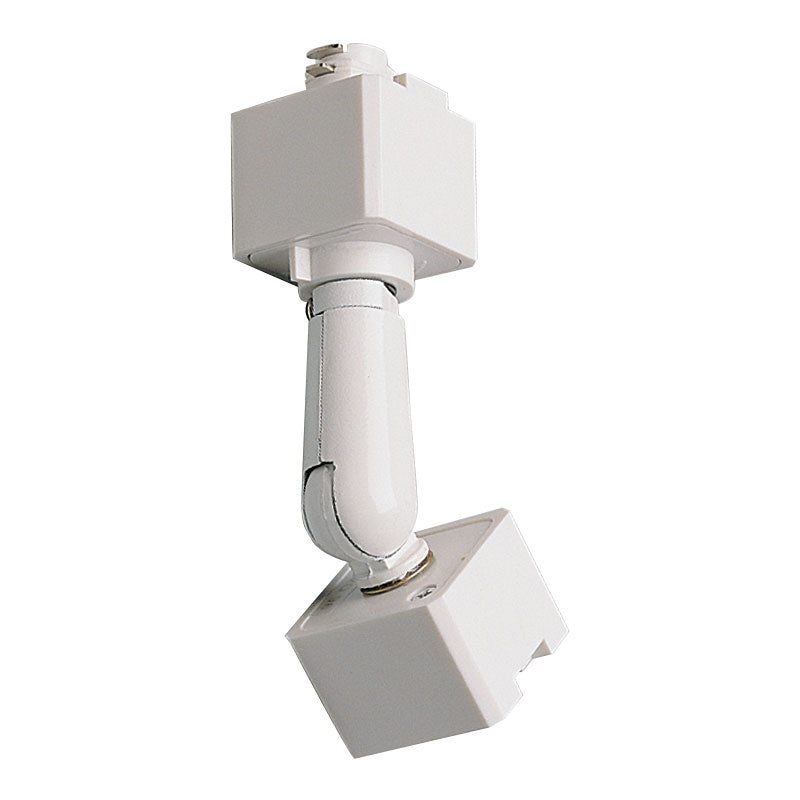 Nora NT-335W Sloped Track Head Adapter for H-Style Track Head to J-Style Track Systems, White Finish