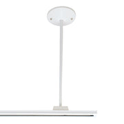 Nora NT-336W 36 inch Pendant Assembly Kit for Track Systems, White Finish