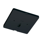 Nora NT-337B Square Monopoint Canopy for Low Voltage Track Head, Black Finish
