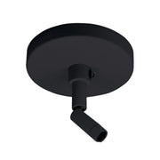 Nora NT-349B Sloped Ceiling Canopy for Track Pendant Kits, Black Finish