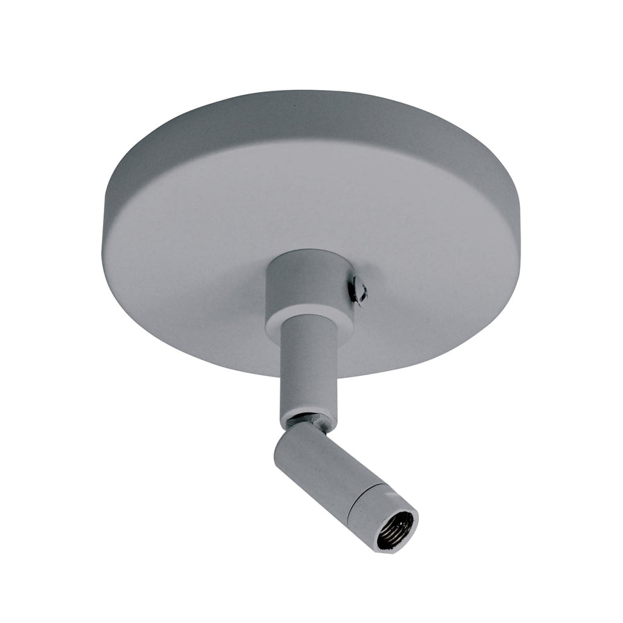 Nora NT-349S Sloped Ceiling Canopy for Track Pendant Kits, Silver Finish