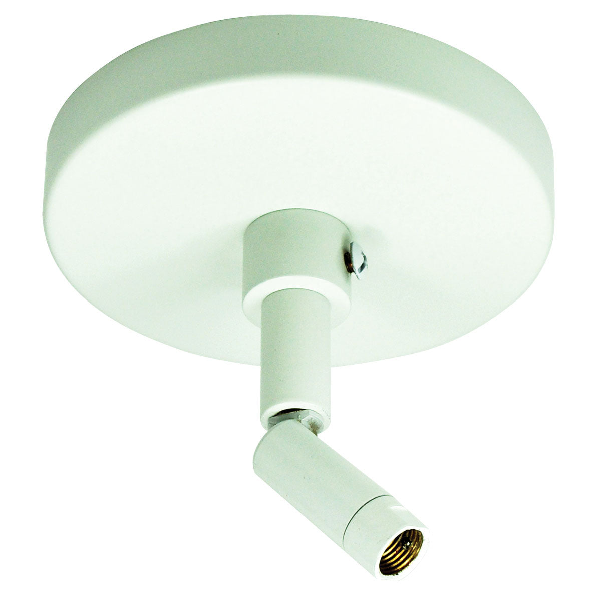 Nora NT-349W Sloped Ceiling Canopy for Track Pendant Kits, White Finish