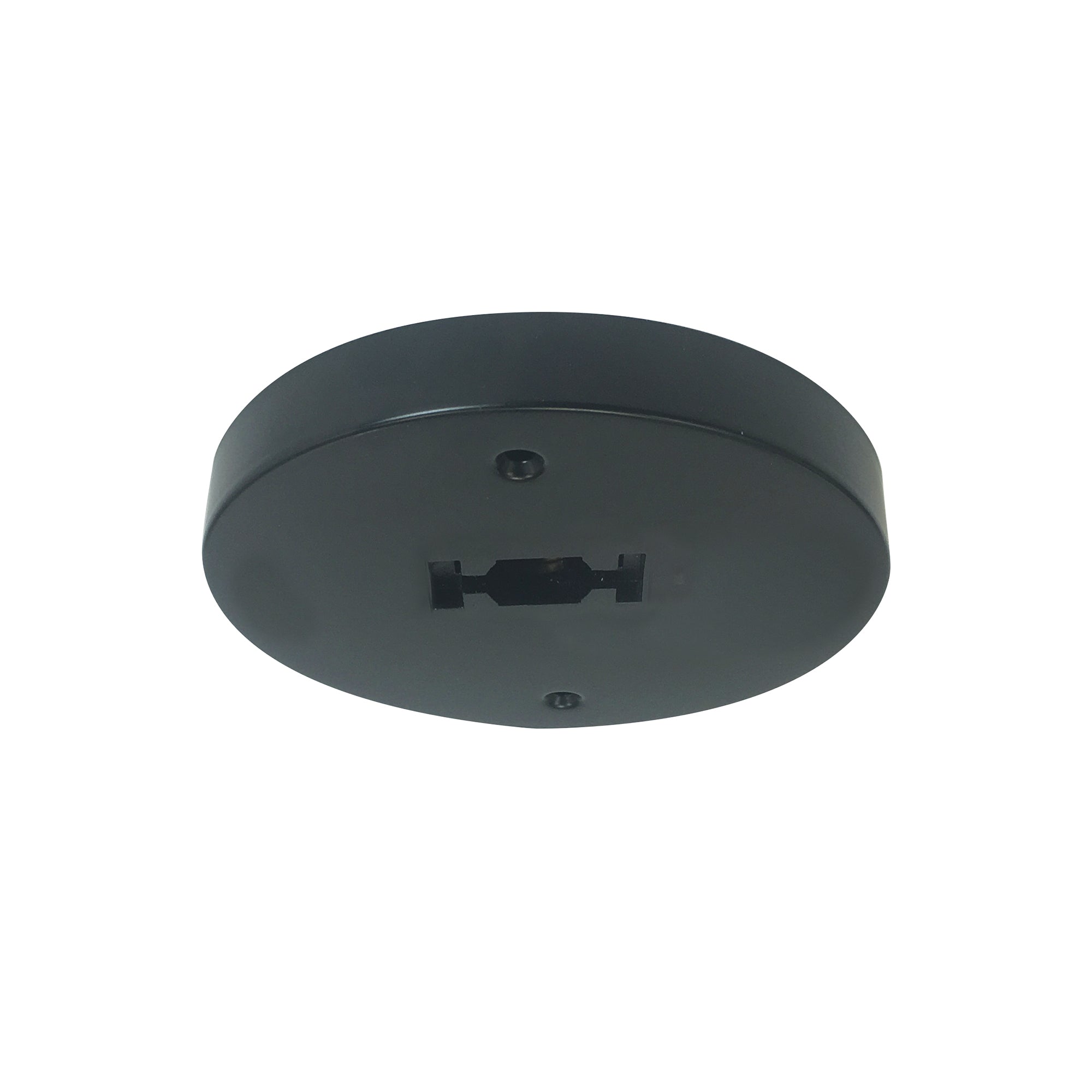 Nora NT-366B Round Monopoint Canopy for Line Voltage Track Heads, Black Finish