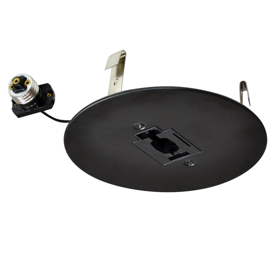 Nora NT-374B 4 inch Track Monopoint Retrofit Kit, Black Finish