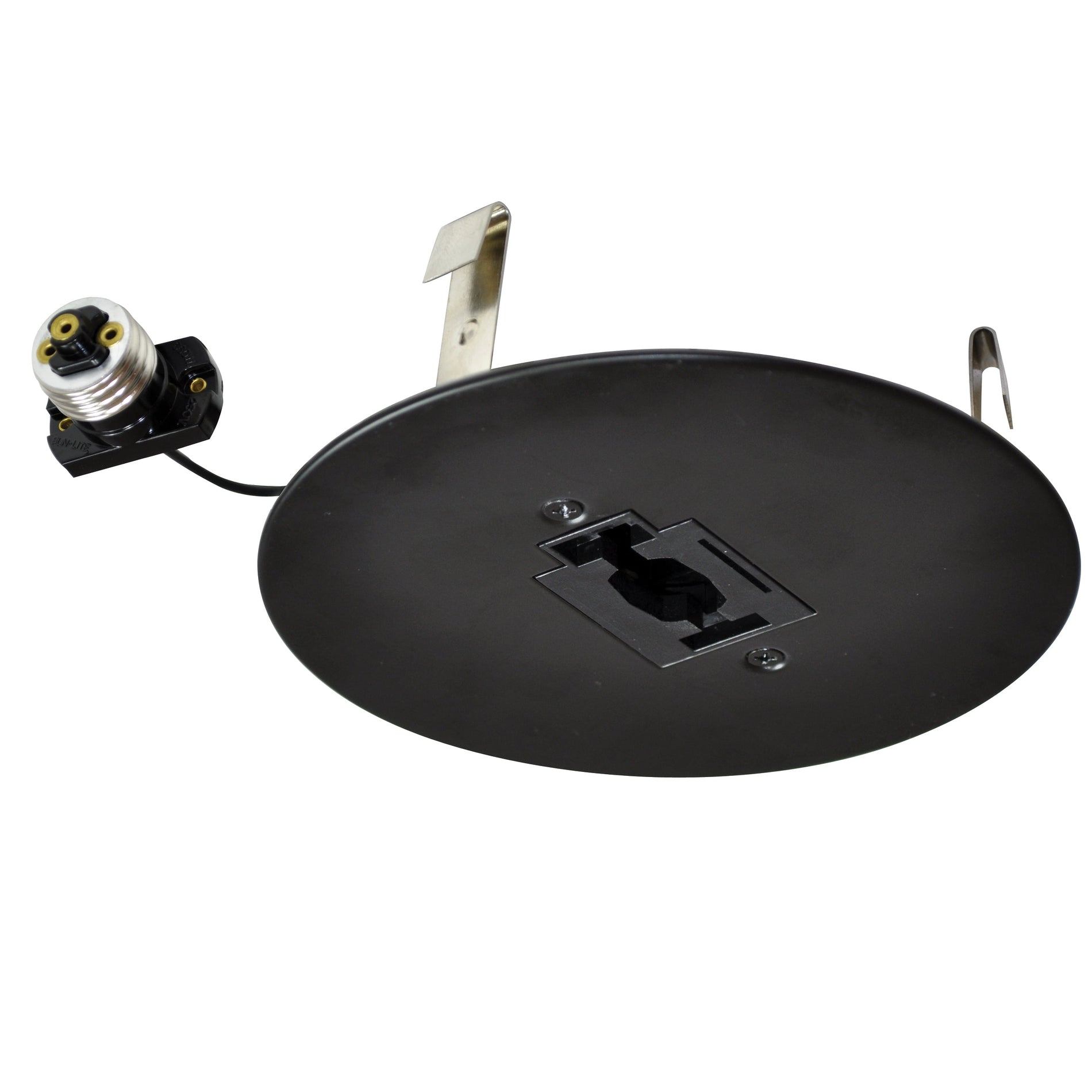 Nora NT-374B 4 inch Track Monopoint Retrofit Kit, Black Finish