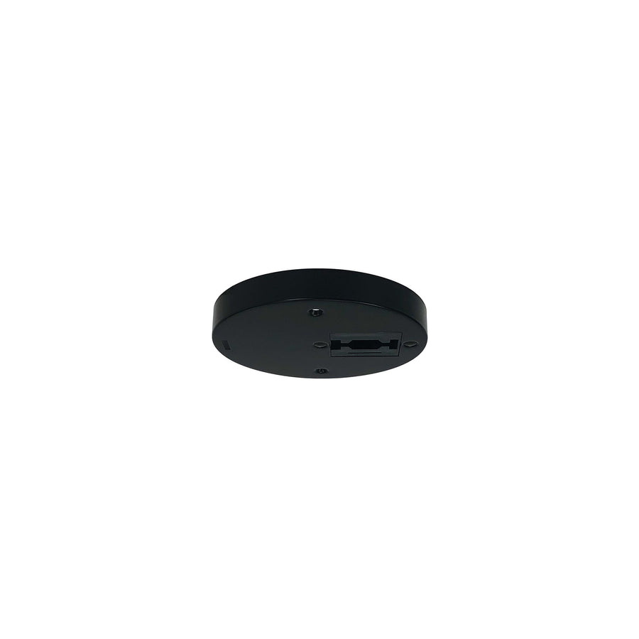 Nora NT-379B Round Monopoint Canopy for Aiden Track Head (NTE-850), Black Finish