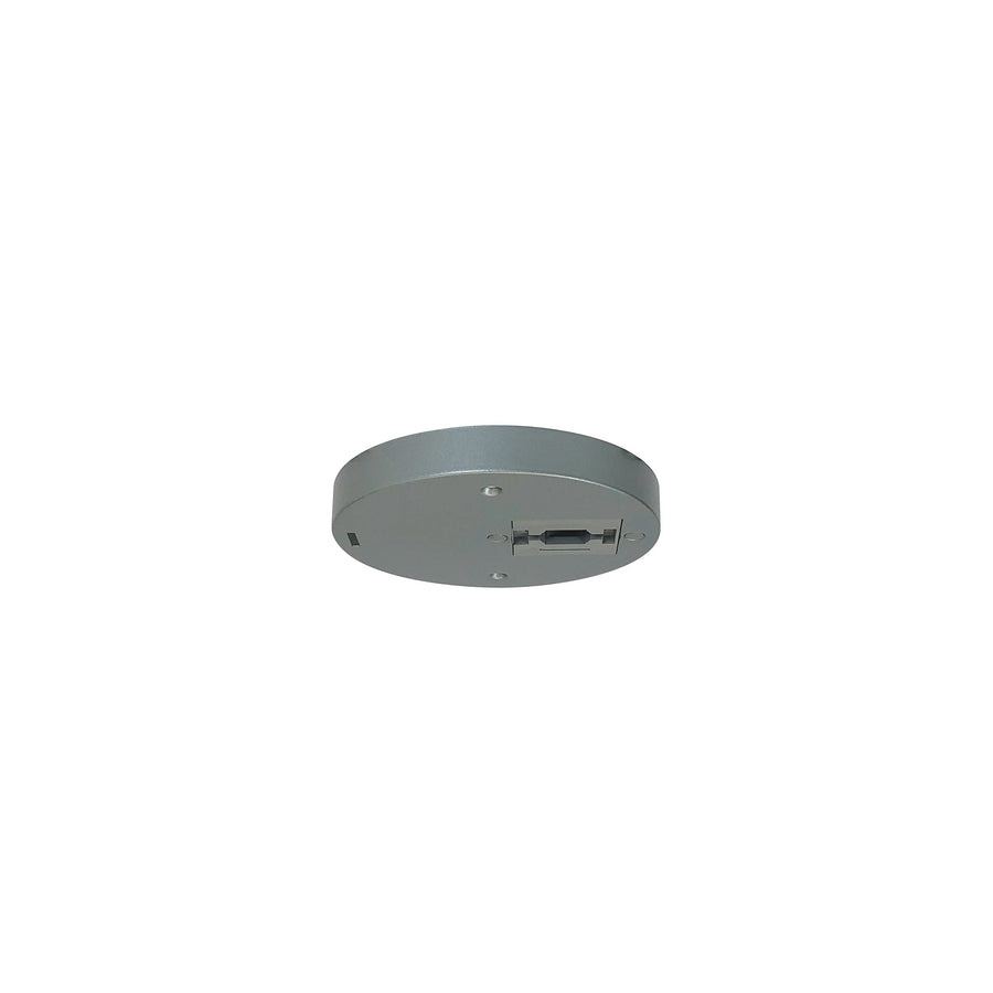 Nora NT-379S Round Monopoint Canopy for Aiden Track Head (NTE-850), Silver Finish