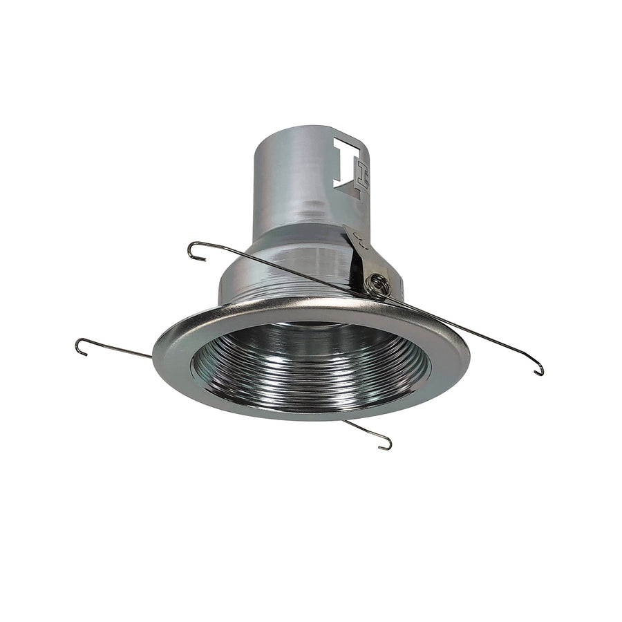 Nora NT-5001N 5 inch Baffle Splay Trim w/ Flange, Natural Metal