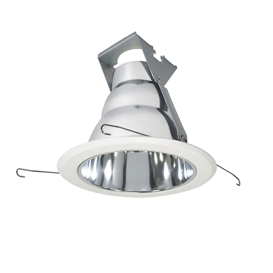 Nora NT-5021C 5 inch Reflector Cone w/ Metal Ring, Chrome/White