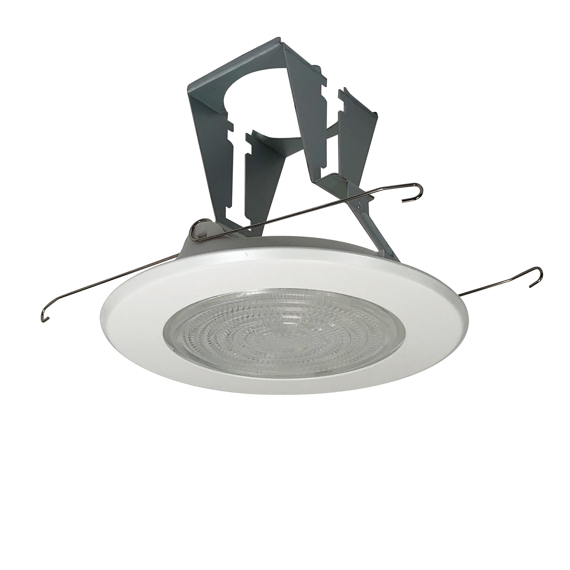 Nora NT-5023W 5 inch Fresnel Lens w/ Metal Trim & Bracket, White