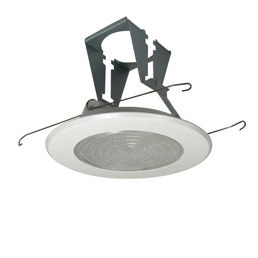Nora NT-5023W 5 inch Fresnel Lens w/ Metal Trim & Bracket, White
