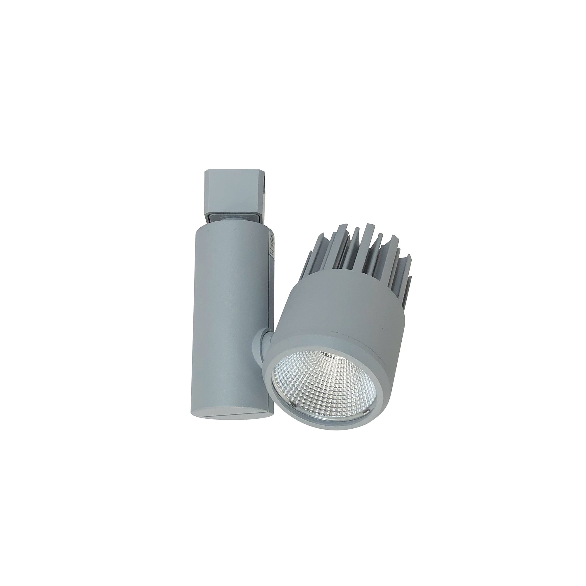 Nora NTE-845L930X15S Aiden LED Track Head, 1250lm / 14W, 3000K, Spot/Flood, Silver