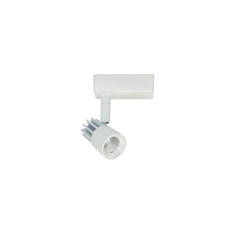 Nora NTE-850L927X10AW Aiden LED Track Head, 800lm / 10W, 2700K, Spot/Flood, White