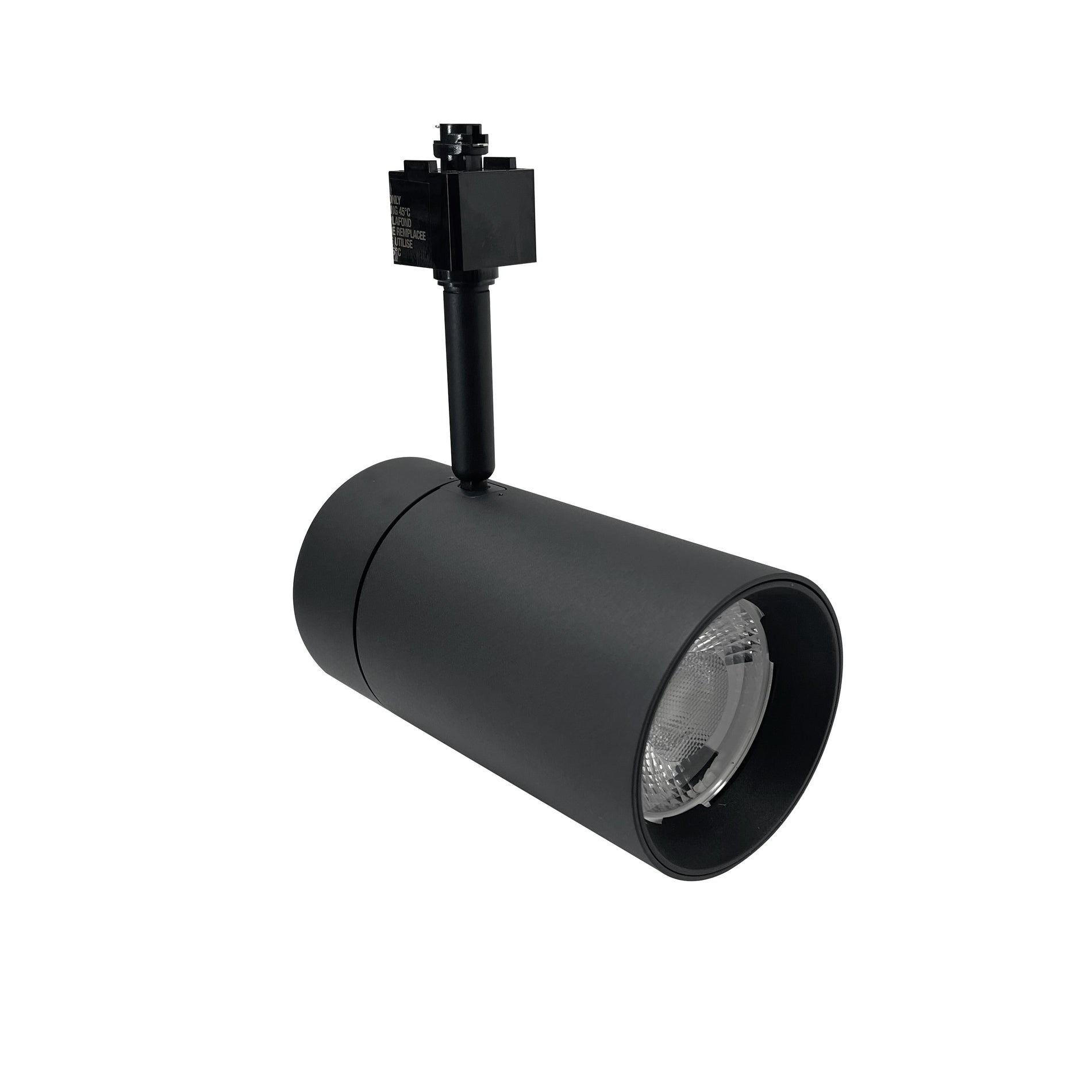 Nora NTE-866L930SB/L MAX XL LED Track Head, 3650lm / 38W, 3000K, Spot Optic, Black, L-Style