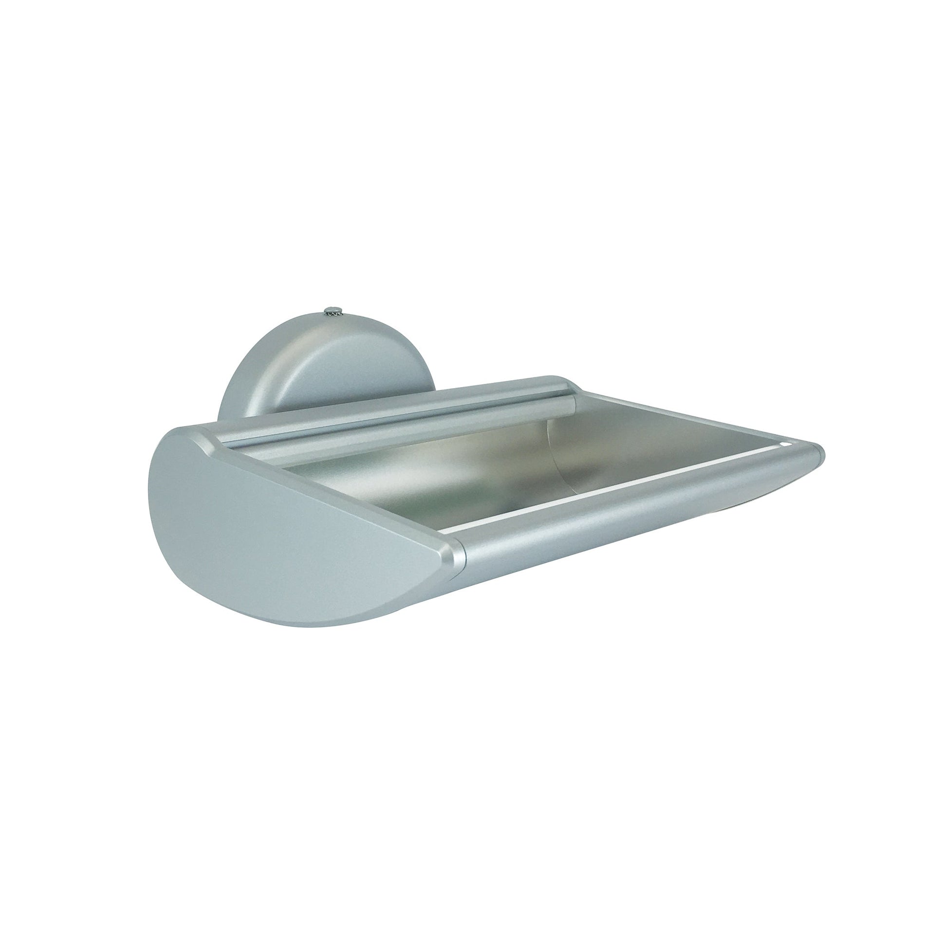 Nora NTEC-88031540S 8 inch Dipper Canopy Mount LED Track Head, 1000lm, 15W, 4000K, 90+ CRI, Silver
