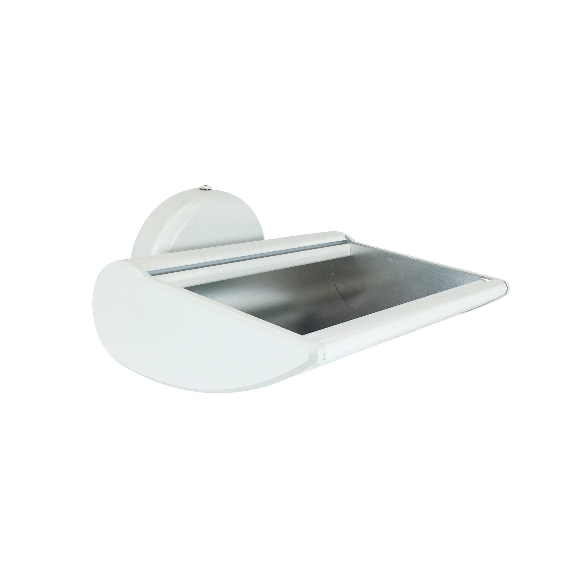 Nora NTEC-88031530W 8 inch Dipper Canopy Mount LED Track Head, 1000lm, 15W, 3000K, 90+ CRI, White