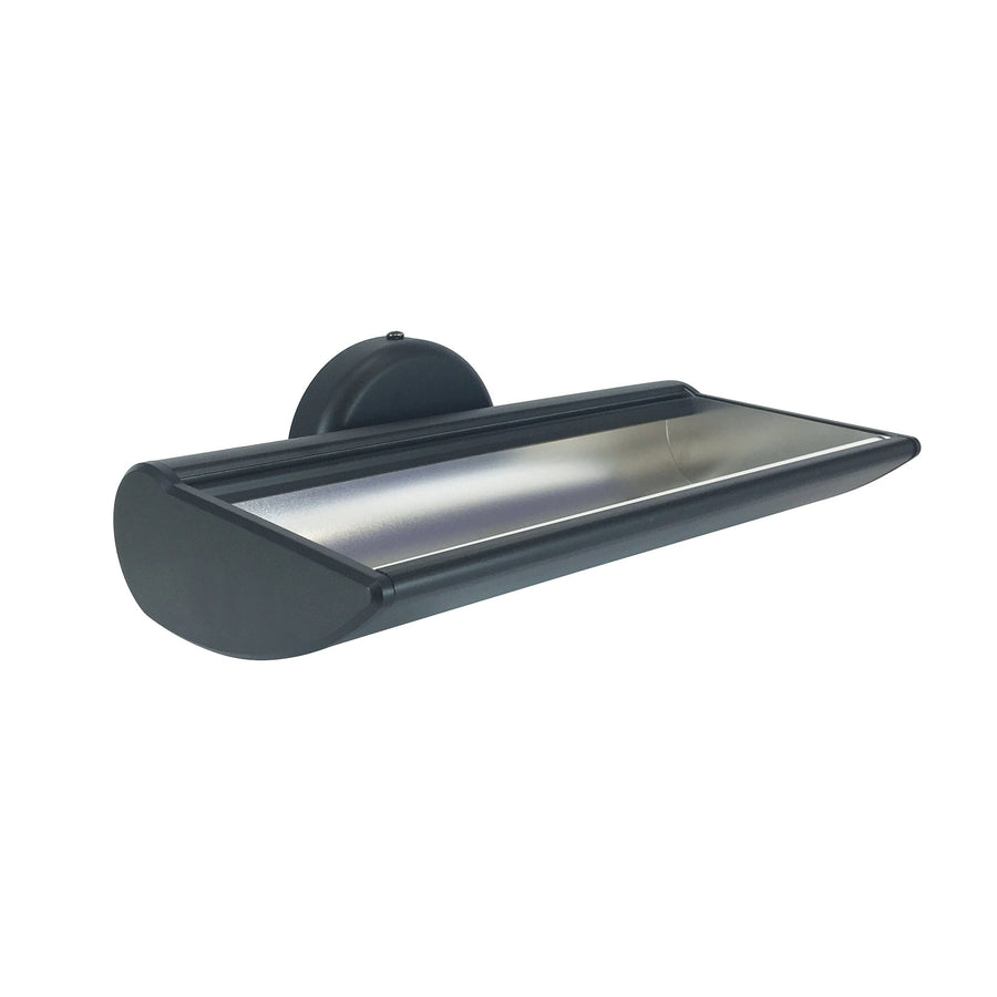 Nora NTEC-88033030B 12 inch Dipper Canopy Mount LED Track Head, 2300lm, 30W, 3000K, 90+ CRI, Black
