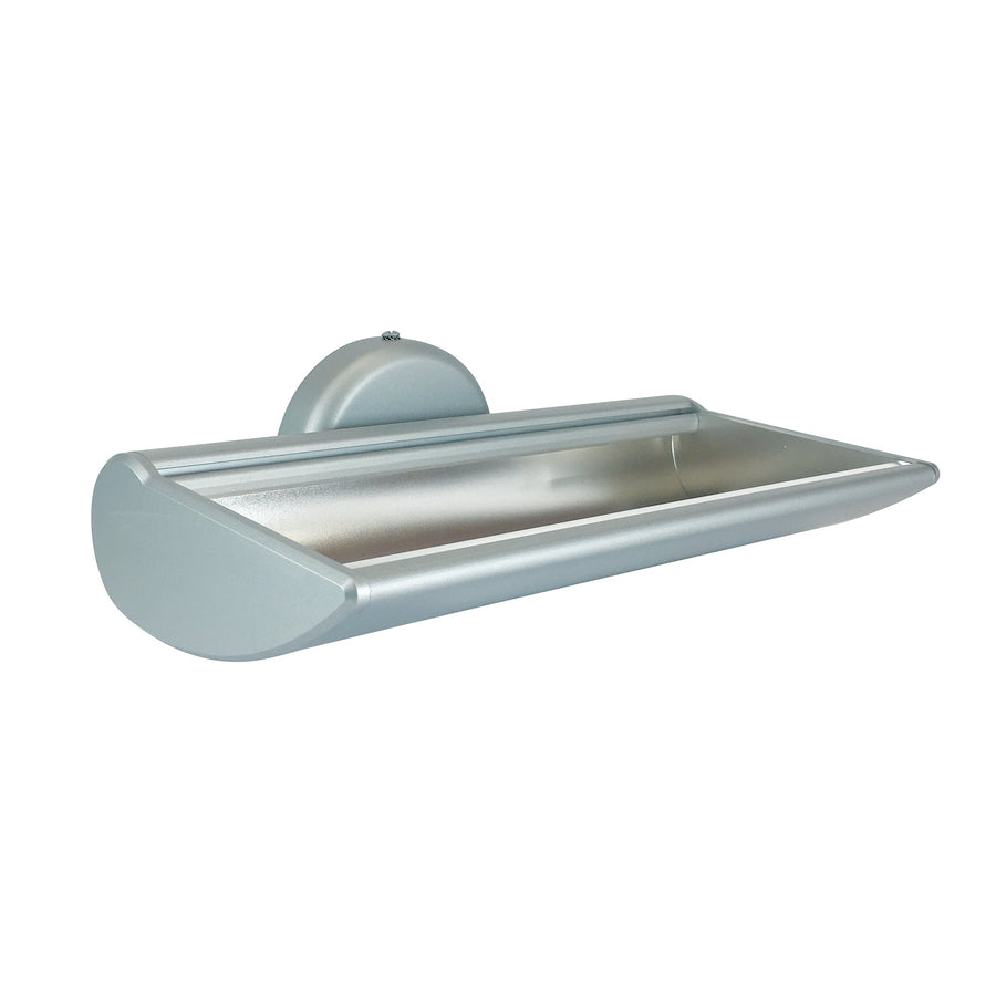 Nora NTEC-88033040S 12 inch Dipper Canopy Mount LED Track Head, 2300lm, 30W, 4000K, 90+ CRI, Silver