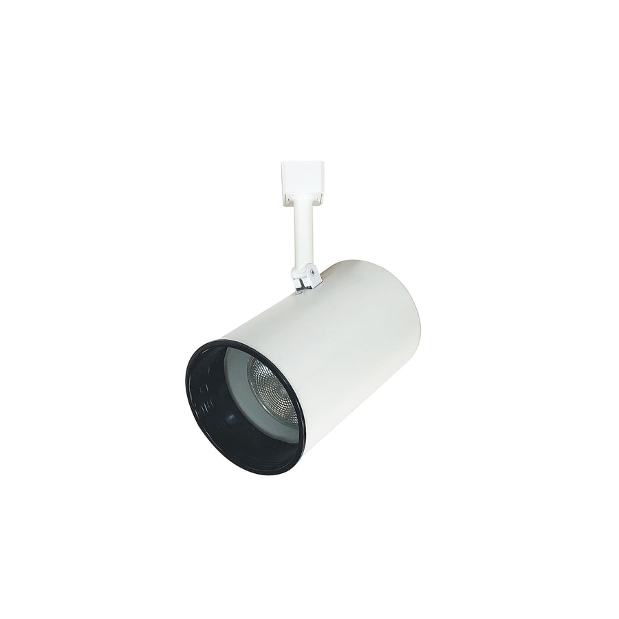 Nora NTH-101W/A R20/PAR20 Flatback White Cylinder with Black Baffle