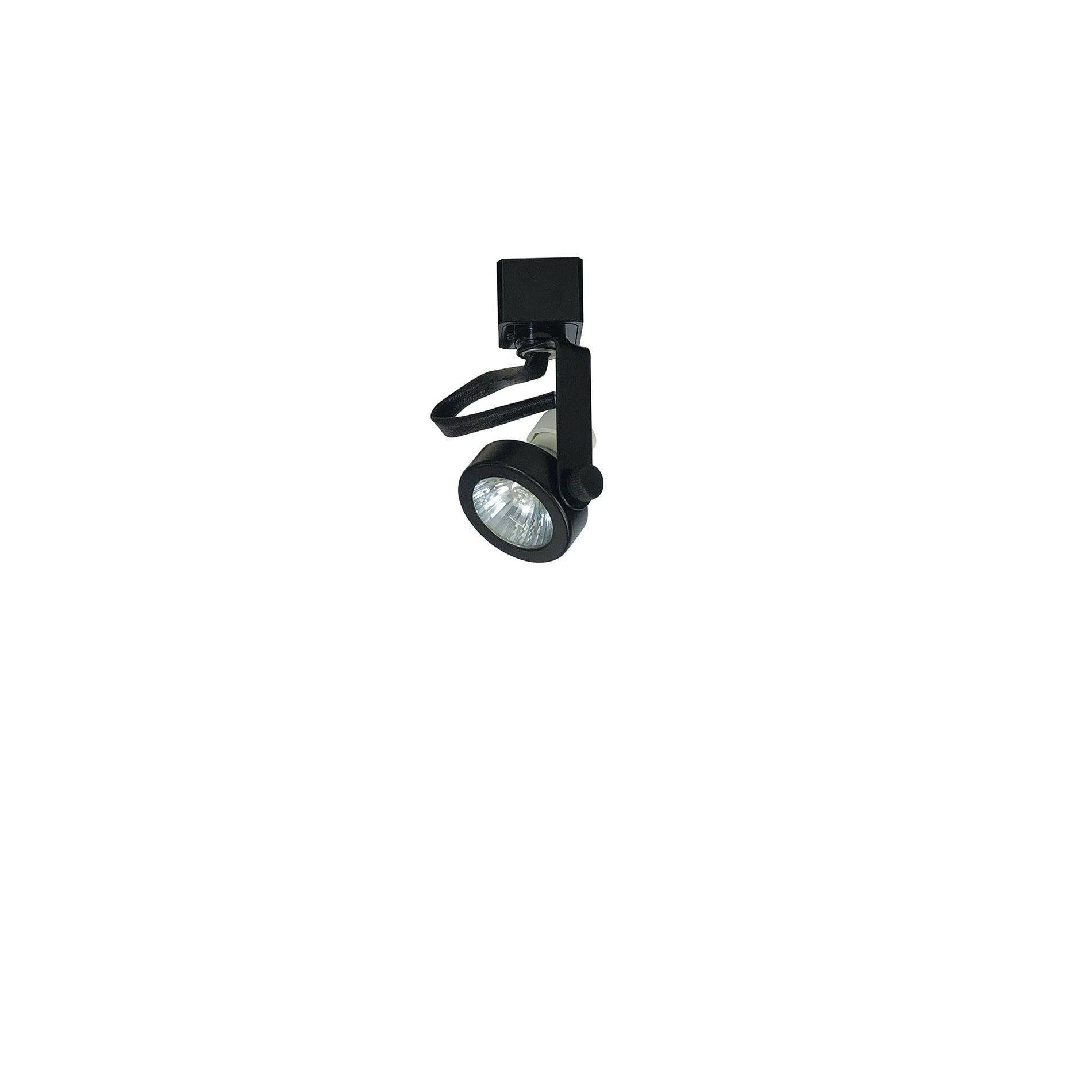 Nora NTH-697B/L Gimbal Ring Track Head, Line Voltage, MR16 GU10, L-style, Black