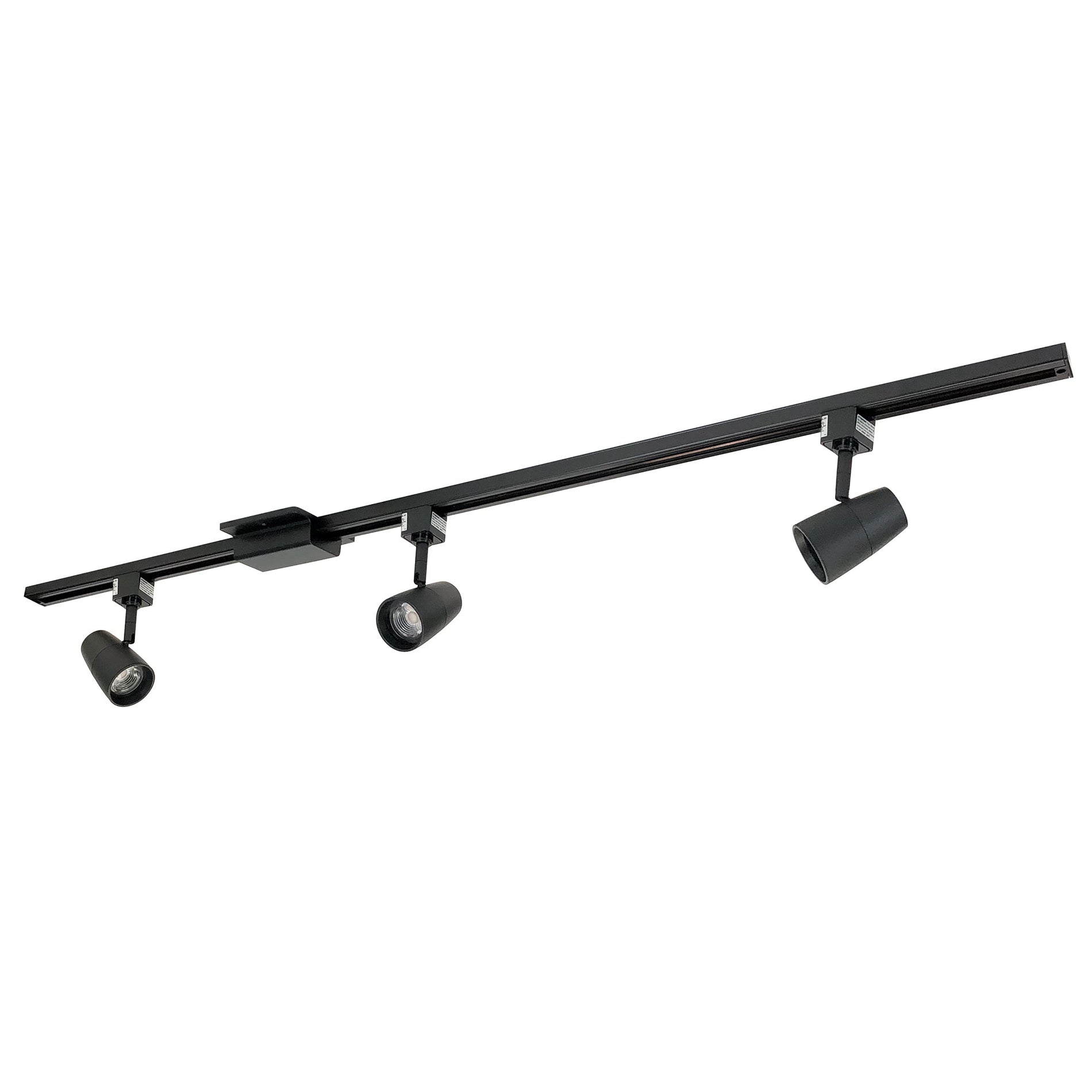 Nora NTLE-870935B 4-ft Track Pack with (3) MAC 800lm LED Track Heads, 3500K, Black Finish