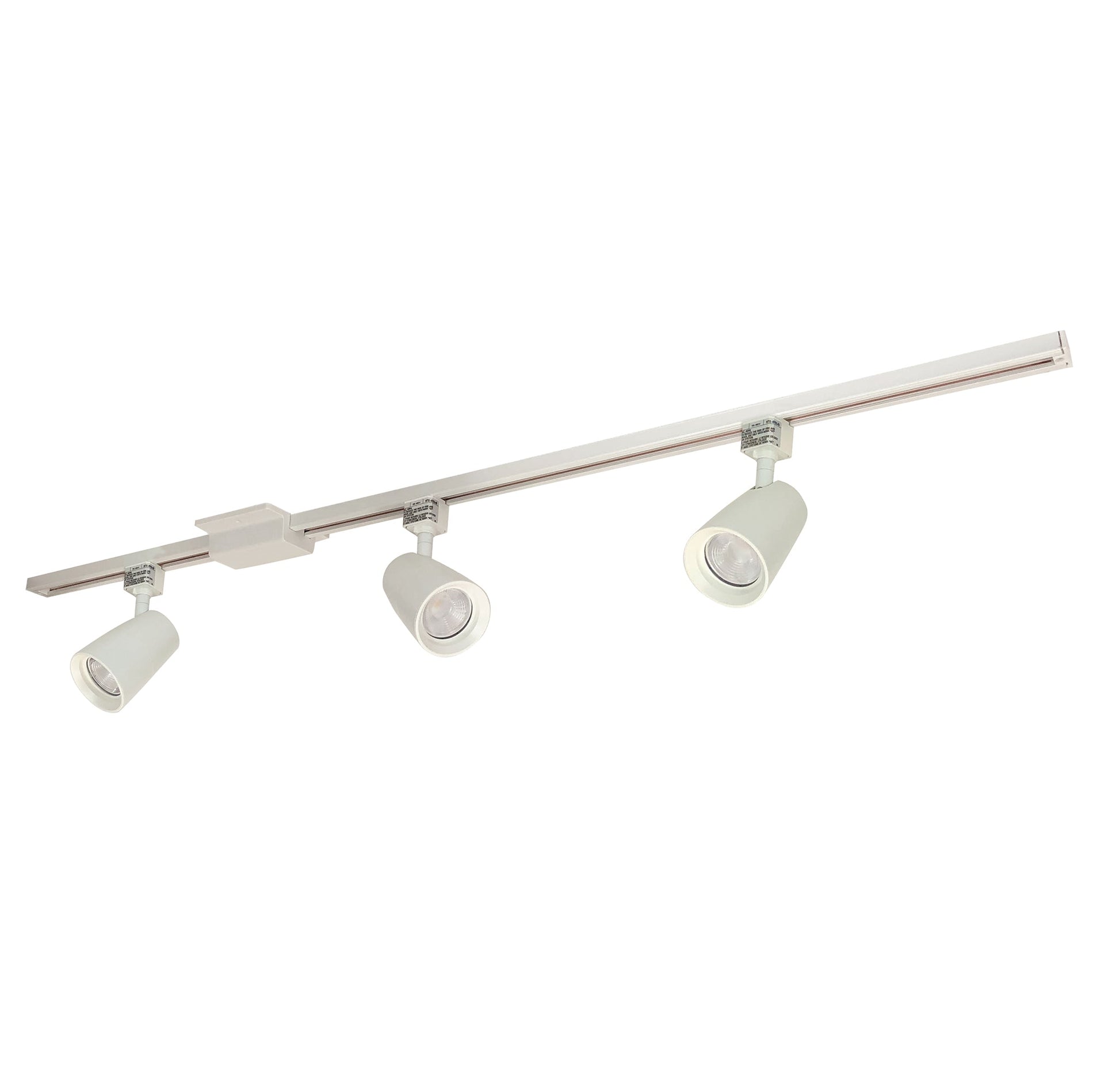 Nora NTLE-875927W 4-ft Track Pack with (3) MAC XL 1250lm LED Track Heads, 2700K, White Finish
