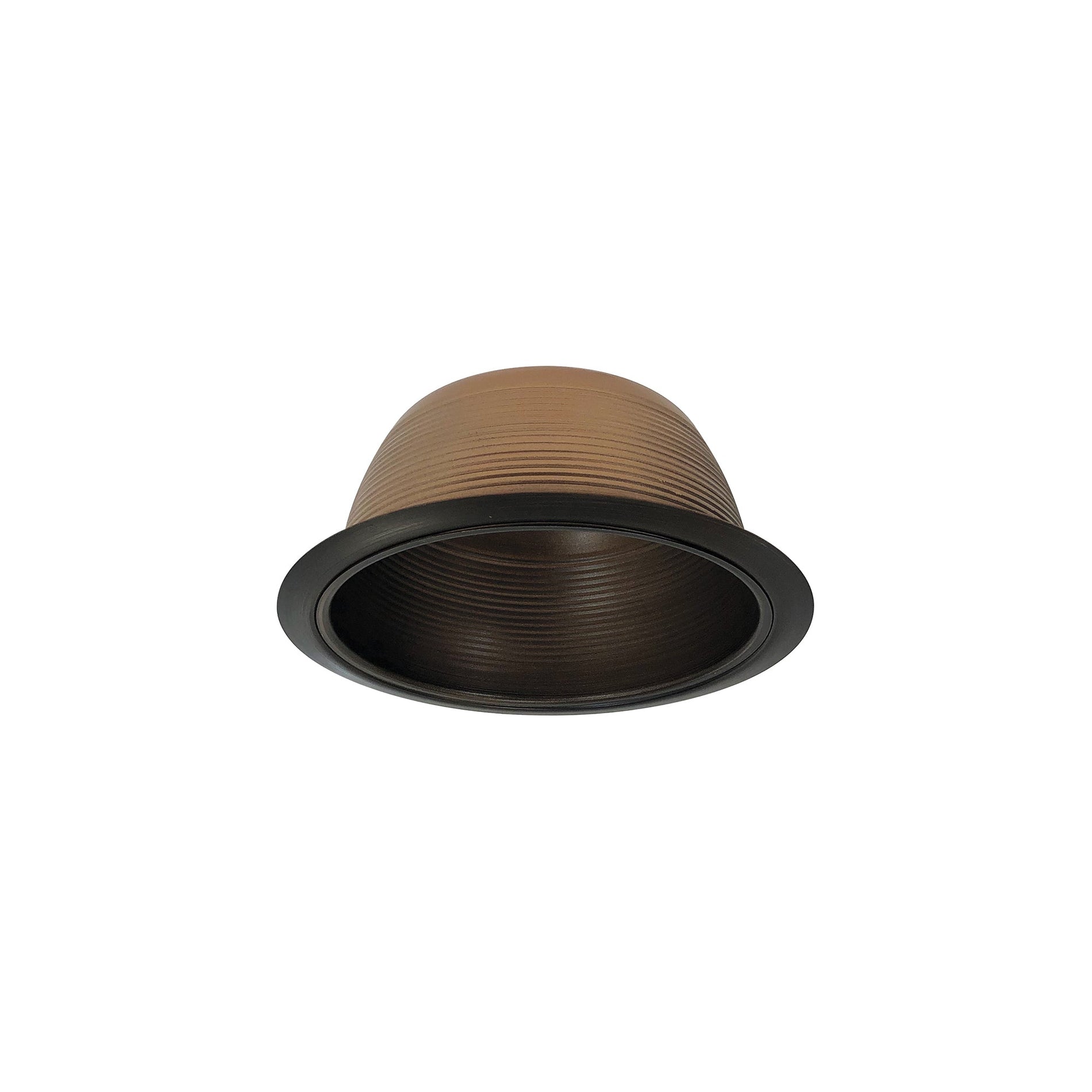 Nora NTM-34BZ 6 inch BR/PAR30 Stepped Baffle w/ Metal Ring, Bronze