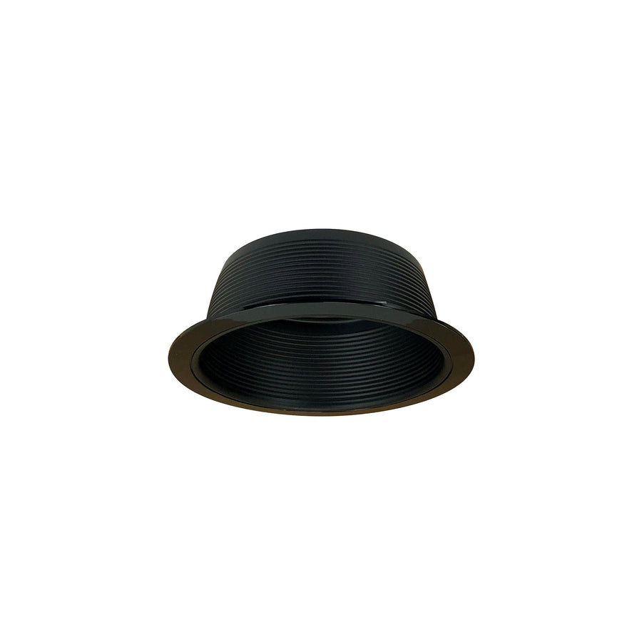 Nora NTM-40B 6 inch Stepped Baffle w/ Metal Ring, Black/Black