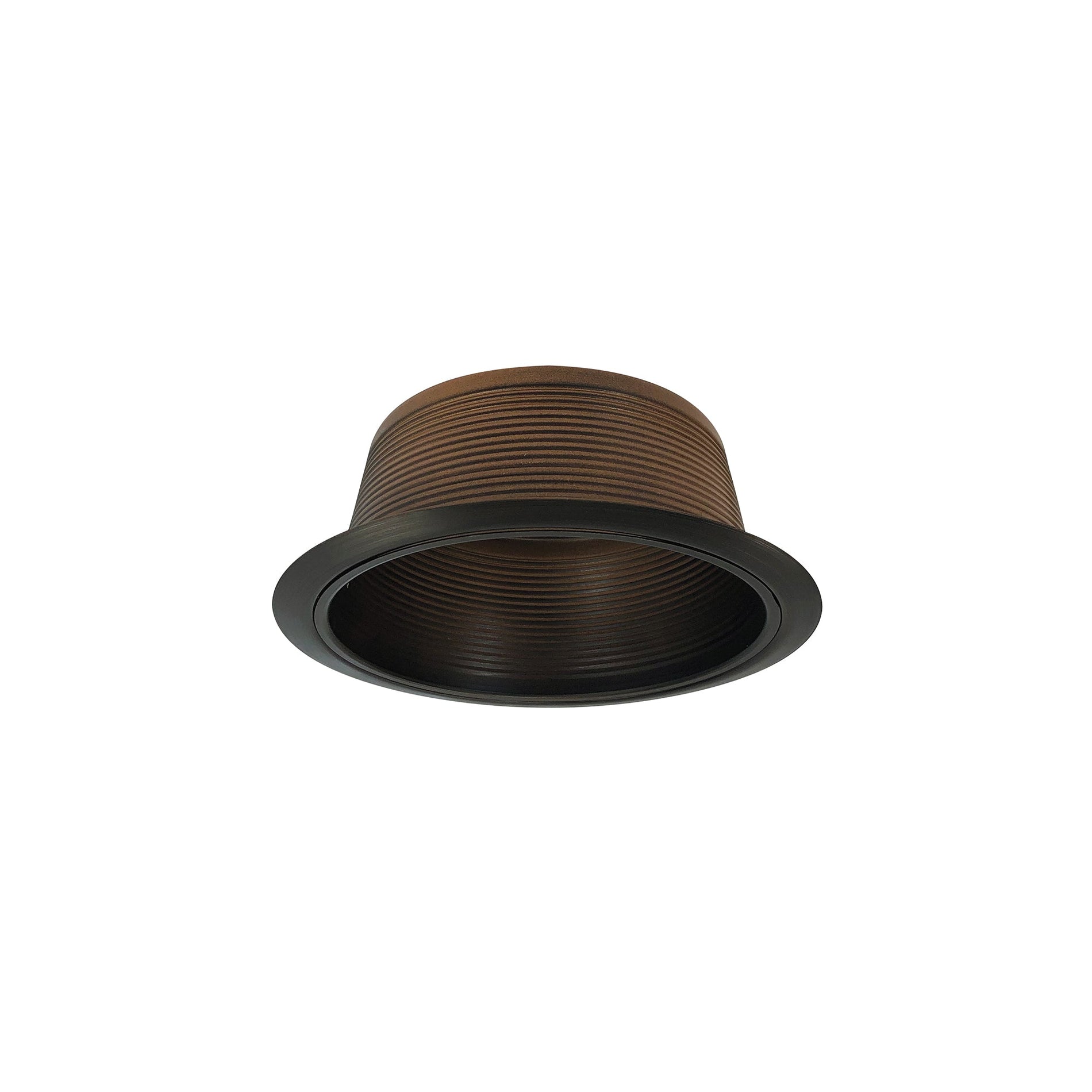 Nora NTM-41BZ 6 inch Stepped Baffle w/ Plastic Ring, Bronze